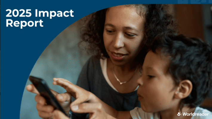 2025 Worldreader Annual Report cover